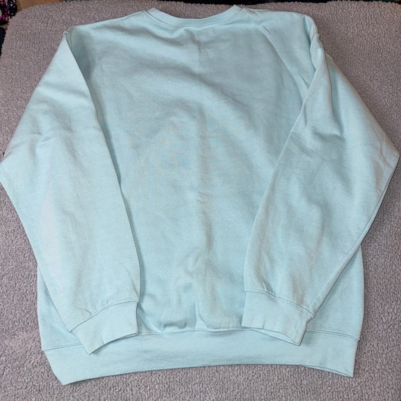 Simply Southern Lake Life Light Blue Sweatshirt M L Crewneck Pullover - Picture 2 of 3